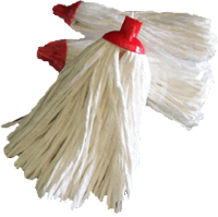 Micro-Magic Mop - Microfiber string mop cleans with water only 
